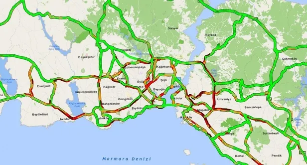 Okullarda 7 günlük ara tatil sona erdi! İstanbul'da trafik yoğunluğu arttı-5