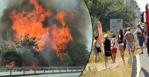 Tekirdağ’da yazlıkçılara yangın şoku!