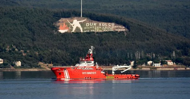 SON DAKİKA: Muğla’daki orman yangınları için yola çıktı! Türkiye’nin ilk acil müdahale gemisi ’Nene Hatun’ Çanakkale Boğazı’ndan geçti
