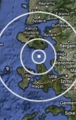 Ege Denizi'nde korkutan deprem
