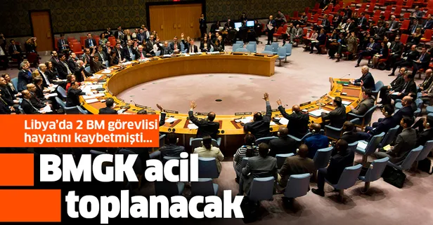 BMGK, Libya için acil toplanacak