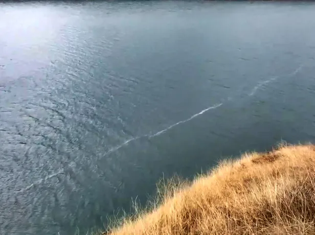 Elazığ depreminin yüzey kırığının izi Karakaya Baraj Gölü'nde görüntülendi-5