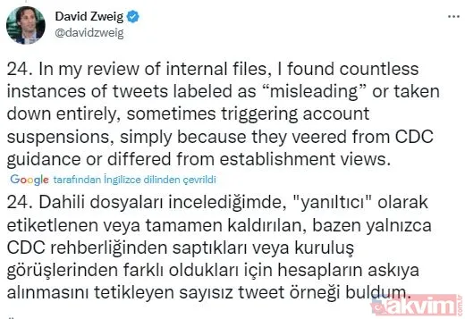 Elon Musk'tan 9. ve 10. Twitter ifşaatları! CIA, FBI ve Pentagon sansürü ifşa oldu: Dikkat çeken Kovid-19 detayı - 41