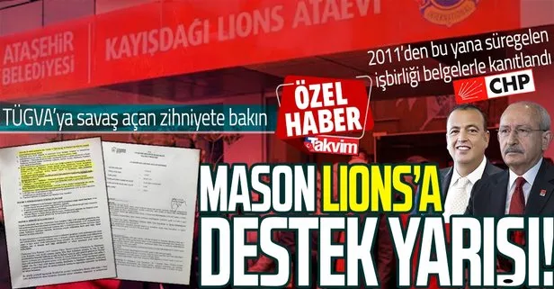 Yerli ve milli TÜGVA’yı hedef alan CHP’li belediyeler masonik yapılanma Lions Kulübü’ne destek yarışına girdi
