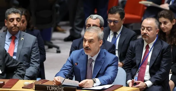 Dışişleri Bakanı Hakan Fidan'dan BMGK'da Gazze vurgusu: Kalıcı ateşkes uygulanmalı