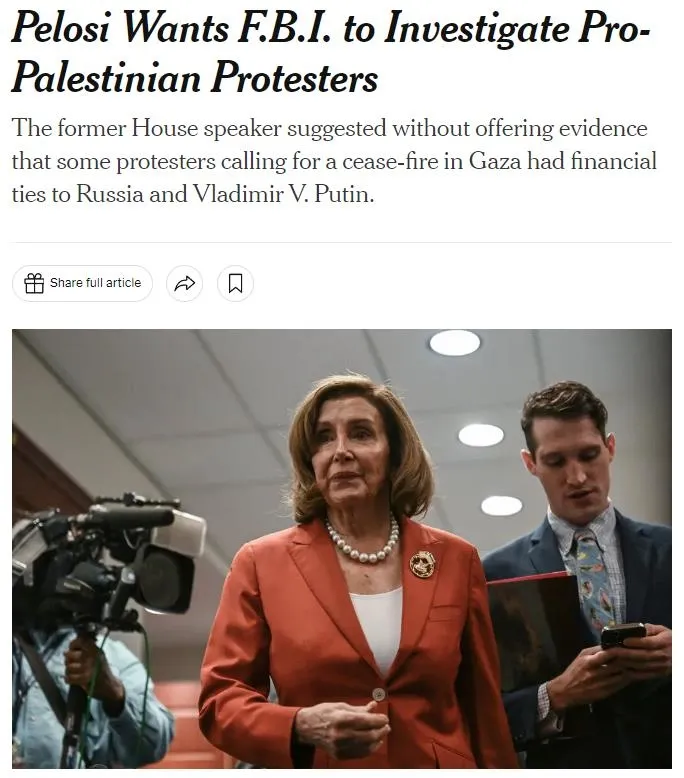 nancy-pelosiden-gazze-icin-ateskes-cagrisi-yapan-filistin-destekcilerine-asilsiz-suclama-rusyadan-para-aliyorl-1706518637191.jpeg Nancy Pelosi’den Gazze için ateşkes çağrısı yapan Filistin destekçilerine asılsız suçlama! ‘Rusya’dan para alıyorlar’ deyip FBI’a çağrı yaptı-2