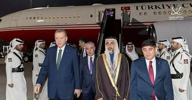 2022 FIFA Dünya Kupası Kapanış Töreni’ne katılan Başkan Erdoğan, yurda döndü