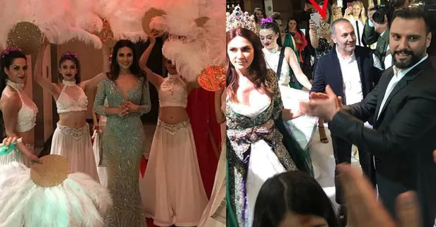 Buse Varol ve Alişan kına gecesi düzenledi! İşte Buse Varol'un dikkat çeken kıyafetleri