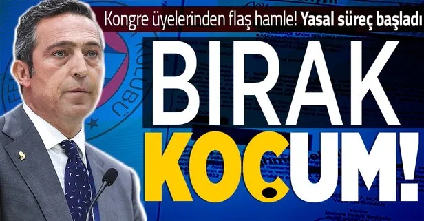 Fenerbahçe taraftarının istifa seslerine kulak kapatan Ali Koç’a noter kanalıyla ihbarname