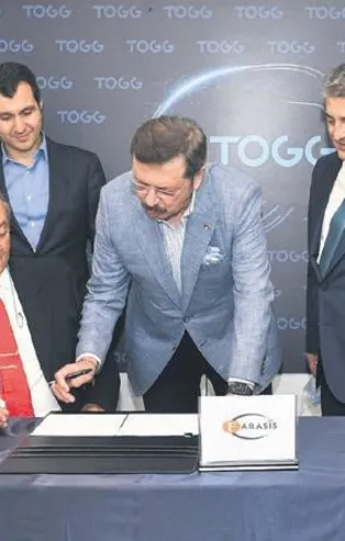 Yerli otoda batarya imzası