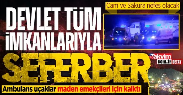 Amasra’daki facia sonrası devlet tüm imkanlarını seferber etti! Yaralı madenciler ambulans uçakla İstanbul ve Ankara’ya sevk edildi