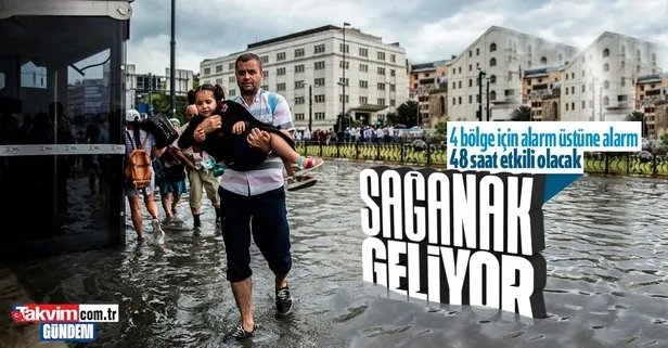 Meteorolojiden 4 bölge için alarm üstüne alarm! 48 saat boyunca etkili olacak! İstanbul, Ankara ve İzmir'e çok kuvvetli geliyor | 5-9 Mart 2023