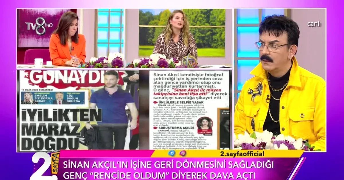 İyilikten maraz doğdu! Sinan Akçıl iyilik etti kötülük buldu! İşsiz kalmasını önlediği genç dava açtı
