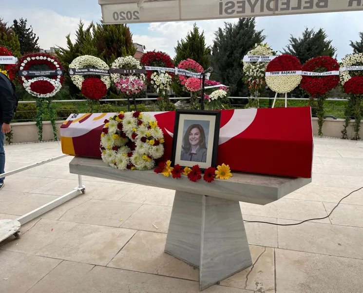 Serap Helvacı son yolculuğuna uğurlandı