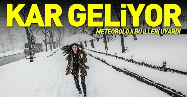 Son dakika: Meteoroloji’den kar uyarısı! İstanbul’da kar ne zaman yağacak? 25 Ekim 2018 Perşembe hava durumu