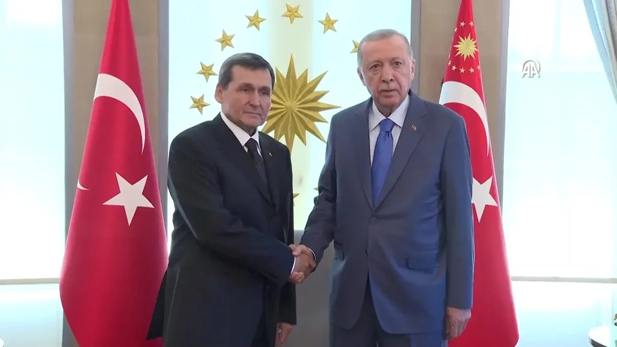 Başkan Erdoğan Meredov'u kabul etti