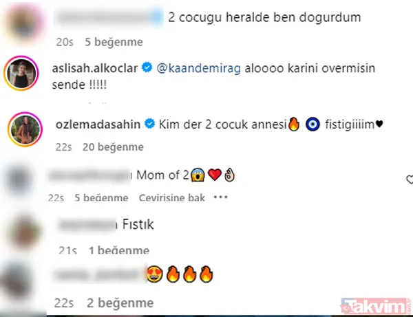 Yeşilçam yıldızı Hülya Koçyiğit’in torununa bakın! Aslışah Alkoçlar’ın karın kasları olay oldu! “2 çocuğu herhalde ben doğurdum...” - 5