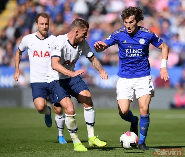 Çağlar Söyüncü İngiltere'yi sallıyor! Leicester City - Tottenham maçına Çağlar Söyüncü damgası - 7