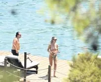 Dünyaca ünlü İtalyan model Laura Cremaschi ve sevgilisinin Bodrum kaçamağı