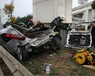 Bursa’da feci kaza! İbre 180’de takılı kaldı