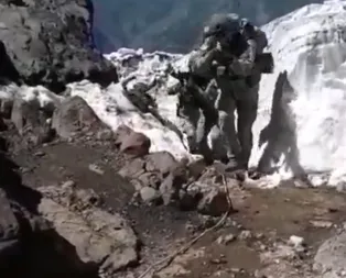 Son dakika: Pençe harekatından yeni görüntüler! Hakurktaki terör hedefleri füzelerle imha edildi