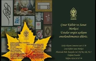 Çınar Kültür ve Sanat Merkezi’nde ’Ustalar’ sergisi 6 Kasım’da başlıyor