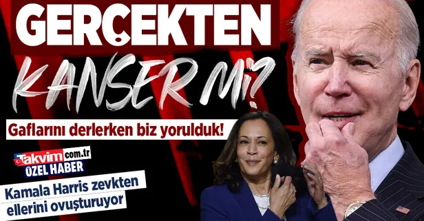 Gaf mı yaptı yoksa gerçekten kanser mi? ABD Başkanı Biden'dan gündeme bomba gibi düşen sözler