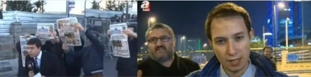 A Haber canlı yayınına çirkin saldırı-3