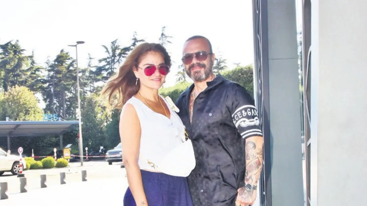 Derya Bedavacı Zincirlikuyu’da eşiyle keyifli anlar yaşadı