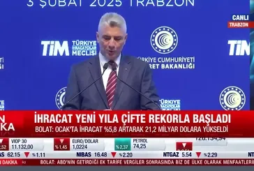 Ocak ayı ihracatında çifte rekor!
