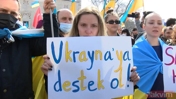 SON DAKİKA: Rusya Ukrayna savaşında son durum! Türkiye'deki Ukraynalılar Rusya'yı protesto etmek için meydanlara akın etti - 37