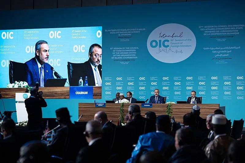 Bakan Fidan'dan 156 kararlık mesaj | İİT açıklaması: İslam aleminin sesini dünyaya duyurduk (AA)