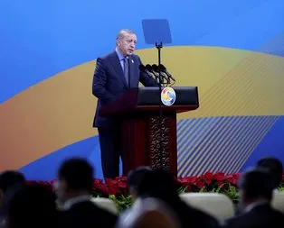 Cumhurbaşkanı Erdoğan’dan Çin’de çarpıcı açıklamalar