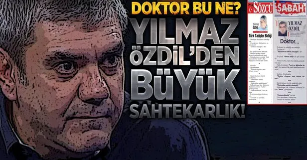 Yılmaz Özdilden skandal yazı