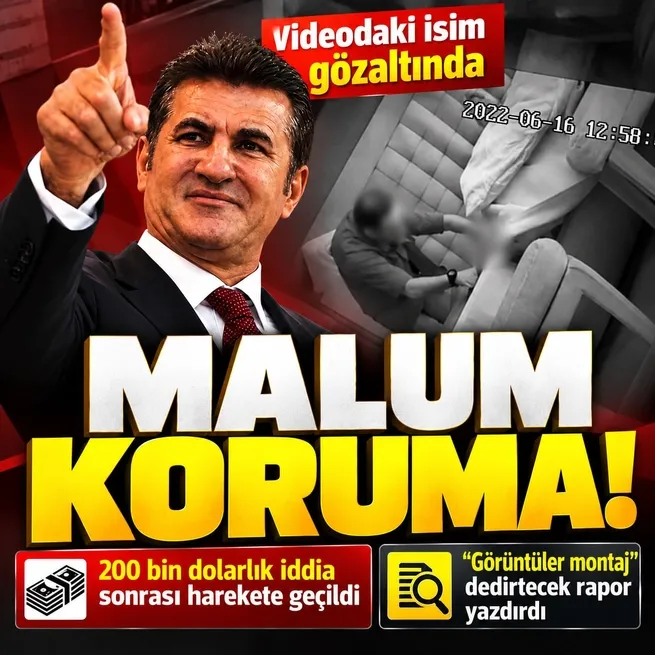 200 bin dolarlık montaj raporu iddiası sonrası harekete geçildi! Mustafa Sarıgülün videodaki koruması gözaltına alındı