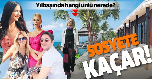 Yılbaşında hangi ünlü nerede?