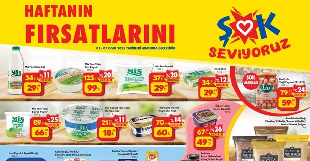 7 Ocak 2025 ŞOK aktüel kataloğu; O üründe yüzde 40 indirim var