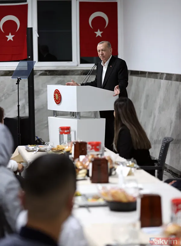 Başkan Recep Tayyip Erdoğan Gaziantep'te işçilerle yemek yedi - 10