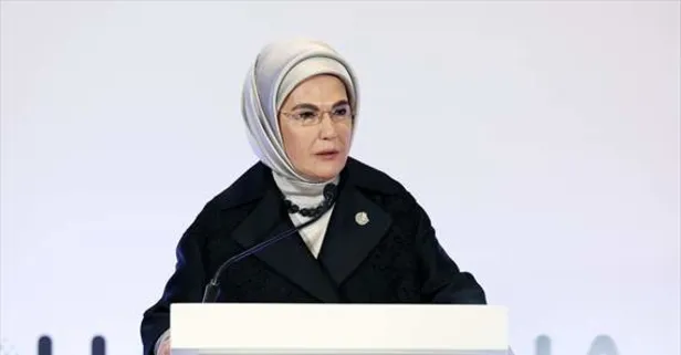 Emine Erdoğan'dan İsrail'in Gazze soykırımına sert tepki: "Post-modern bir Holokost"