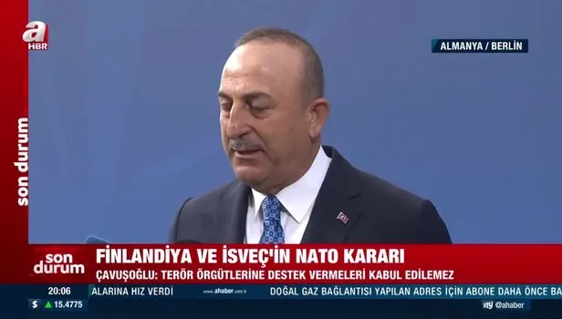 Dışişleri Bakanı Mevlüt Çavuşoğlu’ndan Finlandiya ve İsveç’in NATO kararına ilişkin açıklama