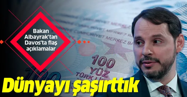 Hazine ve Maliye Bakanı Berat Albayrak: Dünyayı şaşırttık