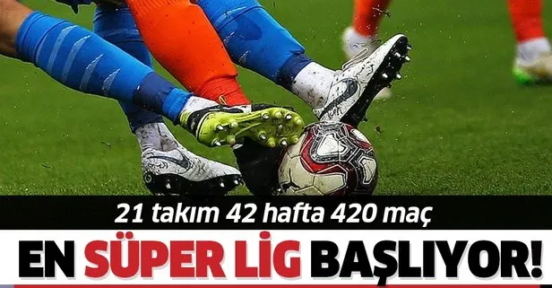En Super Lig 21 Takim 42 Hafta 420 Mac Takvim