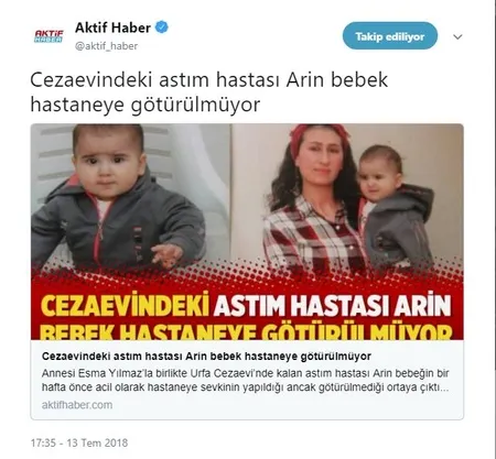 Kripto gazete Yeni Asya bebek istismarı ile terörist aklama peşinde