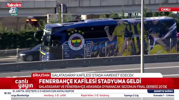 Fenerbahçe kafilesi Rams Park'a ulaştı