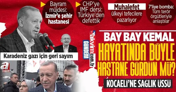 Son dakika: Kocaeli Şehir Hastanesi açıldı: Başkan Recep Tayyip Erdoğan’dan 7’li koalisyona tepki