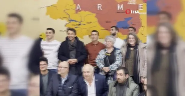 Lyon Belediye Başkanı Doucet’ten alçak paylaşım: Türkiye topraklarını Ermenistan’a ait gösterdi