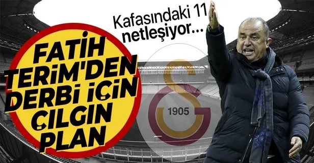 Fatih Terim derbide Fenerbahçe’yi işte böyle yıkacak! Son 3 idmanda 4-4-2 sistemini denedi