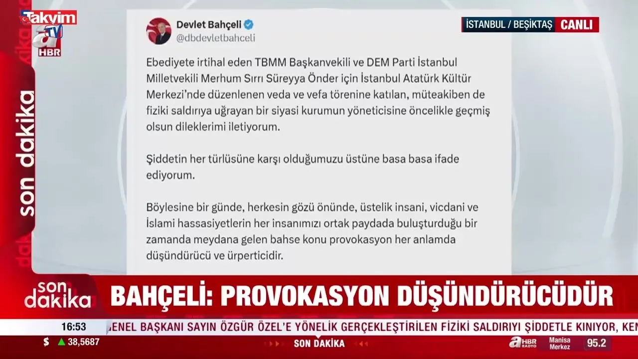 Bahçeli’den Özgür Özel açıklaması