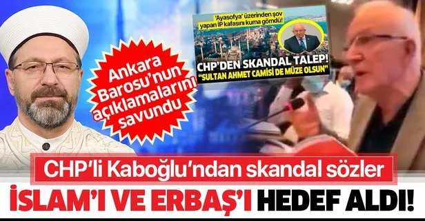 CHP’li Kaboğlu Diyanet İşleri Başkanı’nı hedef aldı!