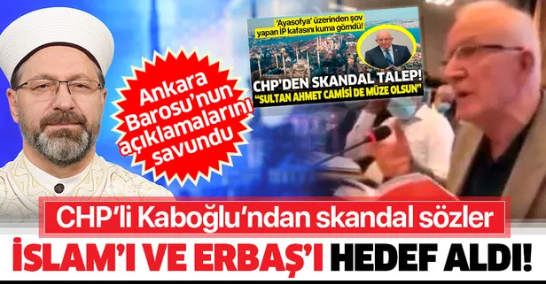 CHP’li İbrahim Kaboğlu Diyanet İşleri Başkanı’nı hedef aldı!